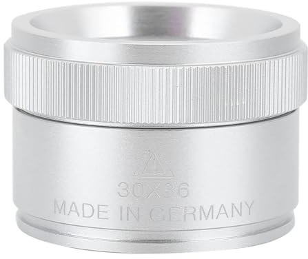 Cocoarm Schmuck Lupe, 30x Vergrößerungslupe für Schmuck, Münzen, Briefmarken & Uhren (Silber)