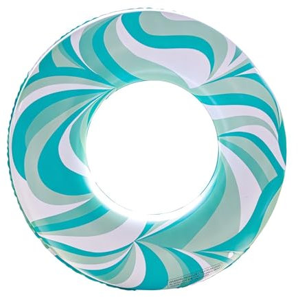 Anello di nuoto gonfiabile, Anello di Nuoto Gonfiabile Galleggiante Adulti, Salvagente Adulti in PVC con Valvola d'Aria, Anelli Gonfiabili Piscina Galleggiante, Aiuto al Nuoto