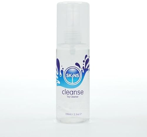 SKINS Cleanse Sex Toy Cleaner Spray, A Non Sticky & Easy to use - The Perfect Toy Cleaner for Your SKINS Sex Toys and Vibrators