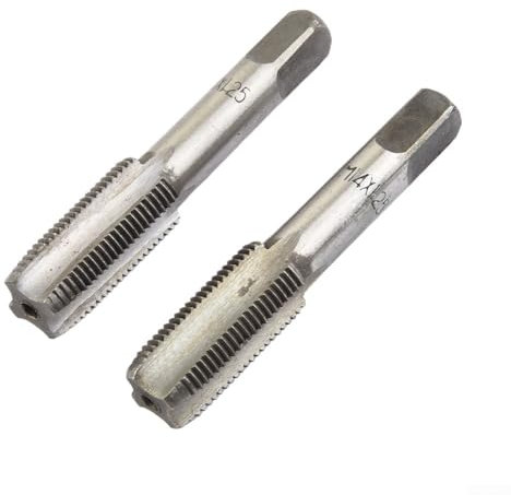 Máquina métrica de fresado de rosca de 14 mm x 1,25 mm, acero de alta velocidad, 4 flautas rectas, roscado, roscado, maquinista, reparación, herramienta de bricolaje