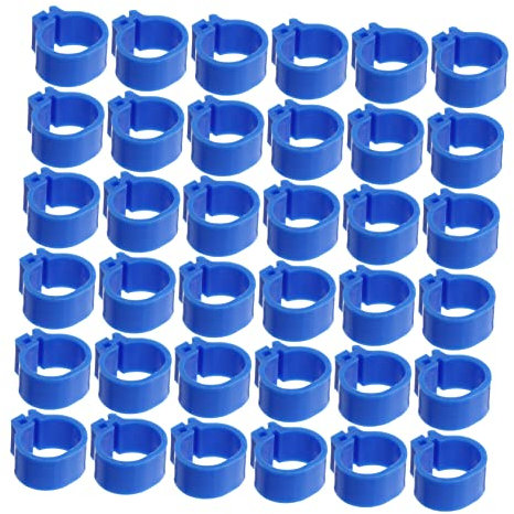 Supvox 100 Stück Taubenfußringe Kunststoff 10mm Clipringe Zur Geflügelkennzeichnung Für Ausgewachsene Hühner Enten Und Vögel