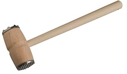 Batticarne in legno for ammorbidente martello multifunzionale for carne, batticarne a due lati, martello leggero for carne, strumento perfetto for batticarne in legno da cucina for pollo, bistecca, ma