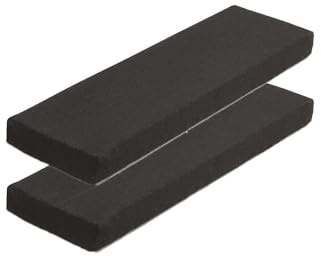 AllSpares aktivt kolfilter (2 st) för köksfläktar lämpligt för Novy Monoblock 7900055 (390 x 117 x 30 mm)