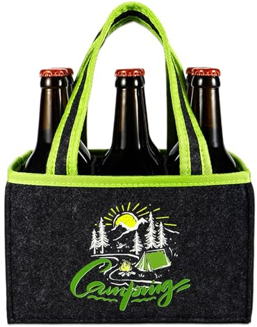 Camping Geschenke Männerhandtasche, Camping Gadgets Zubehör Flaschentasche | Lustige Camping Geschenke für Männer, Campingzubehör Wohnmobil Wohnwagen Geschenk, Grillzubehör Männer Geschenk