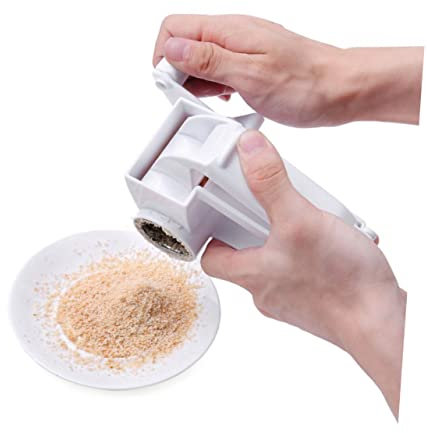 GLEAVI Rallador De Queso Giratorio De Plástico Cortador y Rebanador De Queso Para Parmesano Cheese Grater Rayador De Rallador De Rotativo