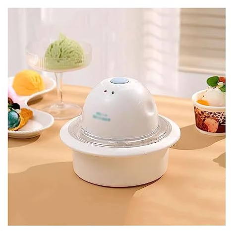 NexaGeniX Machine à Glace Machine à crème glacée électrique, Mini Machine à crème glacée for Enfants, Petite Machine à crème glacée entièrement Automatique Faite Maison Sorbetière