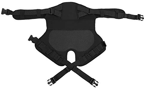 Dilwe Coussin de Pêche en Matériau de Plongée Supérieur, Coussin de Siège Antidérapant pour Les Aventures de Pêche, Noir