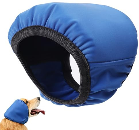 Ylnailky Cuffie antirumore per cani, morbide e traspiranti, con cancellazione del rumore, per animali di grandi dimensioni, fuochi d'artificio, visite veterinarie, asciugatura calmante in inverno