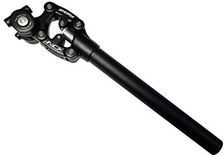 SR Suntour SP12-NCX Gefederte Sattelstütze, 30,9 x 400 mm, Schwarz, mit Abdeckung