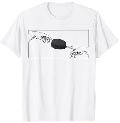Hockey Puck für Feldhockey oder Eishockeyspieler Eishockey T-Shirt