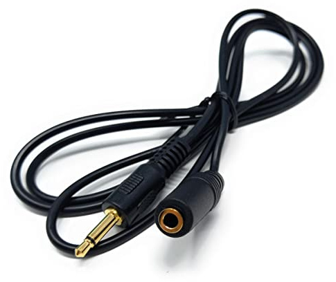 drut Cavo di prolunga Jack Mono da 3,5 mm da 1,2 m a Presa da 3,5 mm Connettori Dorati, Spina Maschio a Presa Femmina 3,9 Piedi