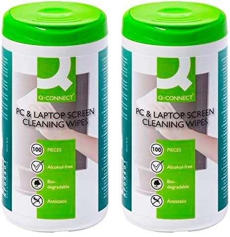 Q-Connect Screen and Keyboard Wipes (Pack of 200) KF04501
