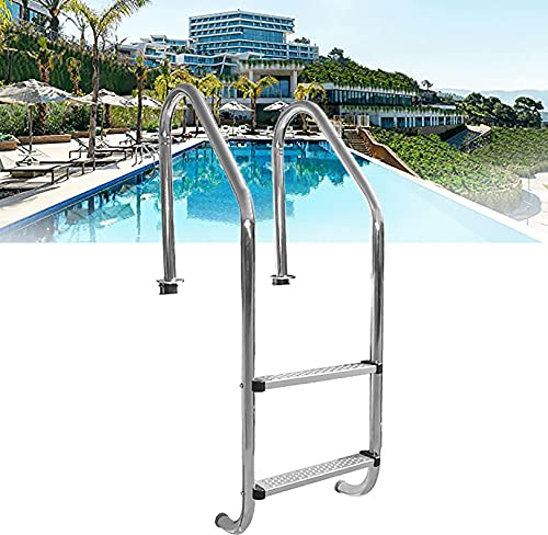 Schwimmbadleiter, Einfach zu installierende Handlauf-Kletterleiter mit rutschfestem Pedal für Private und große Schwimmbäder