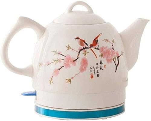 Kettles Cordless Electric Kettle | Ceramic Tea Pot with Detachable Swivel Base,1000W Auto Shut-Off & Boil-Dry Protection Fast,1L