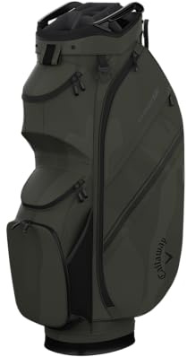 Callaway Golf Chase Cart Bag 2025, Camuflaje Verde