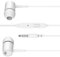Uqezagpa Auriculares intrauditivos con micrófono con cancelación de ruido, conectores de 3,5 mm, auriculares para teléfonos inteligentes, computadoras, auriculares con micrófono para PC