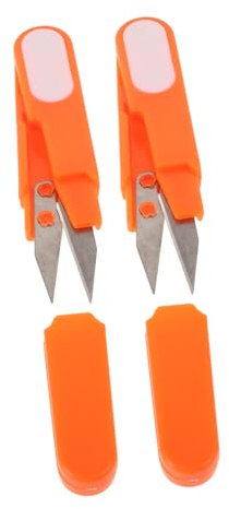 JOINPAYA Tijeras Pesca Plástico Pequeñas Cortadores Línea Precisión Herramienta Seguridad Portátil