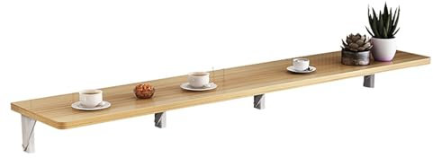 NZBZTUKUWP Mesa Plegable De Pared con Tablero Grueso, Mesa De Comedor Plegable De Pared con Bordes Estrechos De 60 Cm, Color Nogal Claro, 30/40 Cm De Ancho(60 * 40cm)