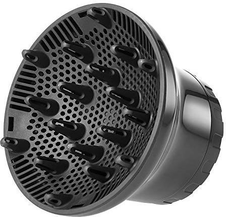 Yinhing Haartrockner-Diffusor für Lockiges und Welliges Haar, Professionelles Styling-Werkzeug, Verbessert Locken und Wellen, Haar-Styling-Zubehör für den Heim- und Salongebrauch (Black)