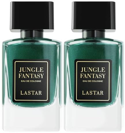 LASTAR Profumo per uomo e donna, taglia da viaggio, Eau De Cologen, legno durevole & Simile agli agrumi & profumo marino - Perfetto per regali di festa, appuntamenti, feste, 50 ML*2