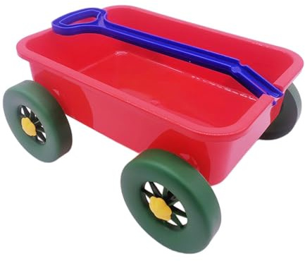 KIXZSAZ Carro de Juguete para niños, Juego de simulación, Carrito Playa Verano, vehículo para Aventuras al Aire Libre en la Arena, Juguetes Arena Verano, Carrito, Juguete para niños, Juego , Rojo