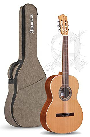 Alhambra Z-Nature Spanische Konzertgitarre mit Hülle - Natur - Gitarre