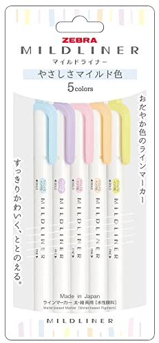 ZEBRA fluorescerande penna Mildliner [parallellimportvaror] (mild färg) WKT7-5C-YC