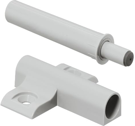 cyclingcolors 1x Möbeldämpfer Türdämpfer Möbeltürdämpfer Anschlagdämpfer mit Kreuzadapter Adapter Grau, 70N (Schwer)