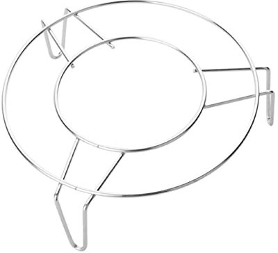 Milisten Stainless Steel Round Cooker Rack Stand 3-legged Cookware Rack for Home Kitchen