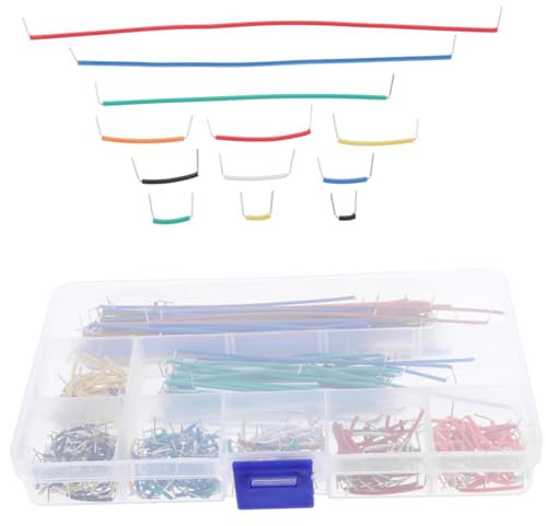 PLAFOPE 1680pcs Assorted Breadboard Jumper Wire Kit Lengths for Prototyping and Testing Circuits Convenient Storage Box Included for Led Strips and Breadboard Projects
