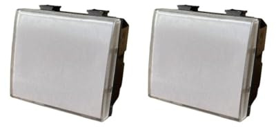 gloca Set 2 Pulsante 2P Portanome Compatibili Con Serie Matix