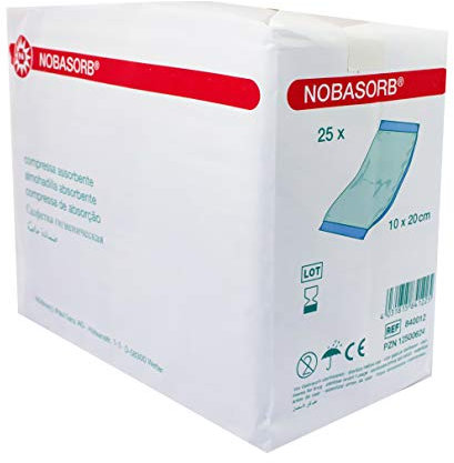 NOBASORB unsterile Saugkompresse, Größen:10cmx20cm - 25 Stück