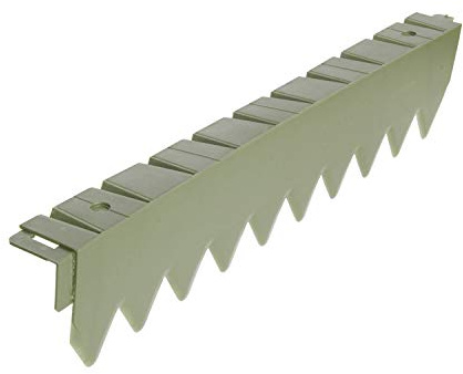 bellissa Rasenkante Comfort - ohne Rand -Kunststoff in Grün - 99646 - Flexibel, radiusfrei formbar und befahrbar - 50 x 5 x 11 cm, Nutzlänge 0,5 m