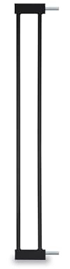 hauck 9 cm Verlängerung für Türschutzgitter ohne Bohren, Black | Kompatibel mit hauck Open N Stop 2, Clear Step 2, Clear Step Autoclose 2, maximal 2 Verlängerungen je Gitter, eine pro Seite