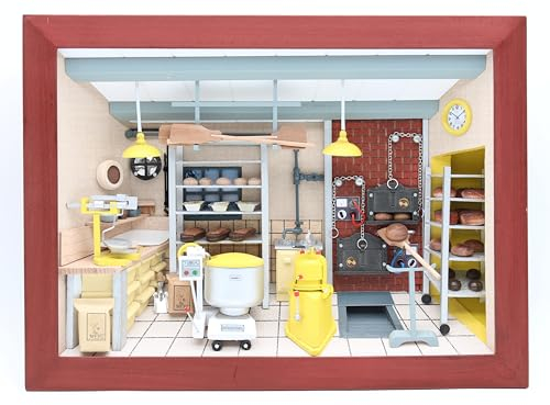 Dorsch 3D Bild aus Holz: In der Bäckerei