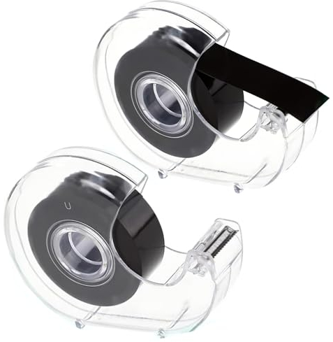 2 Nastro Magnetico Adesivo Con Una Taglierina Ogni, Frigoriferi Nastro Magnetico, Nero, 8M di Lunghezza, Nastro Magnetico Flessibile Per La Decorazione Della Casa, L'ufficio, ecc