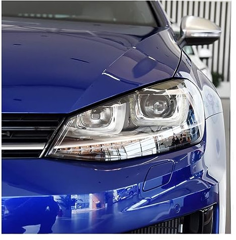 FENVY Auto Front Scheinwerfer Linsen Abdeckung für VW Golf 7 MK7 GTI 2014 2015 2016 2017,Auto Transparent Gehäuse Front Scheinwerfer Objektiv Shell Abdeckung,A-Left