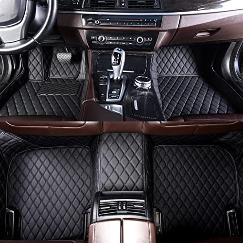SKINII Antirutschmatte Auto Für Chevy Für Lacetti 2005 2006 2007 2008 2009 2010-2016 Auto Fußmatten Autozubehör Fußmatten(Voll schwarz)