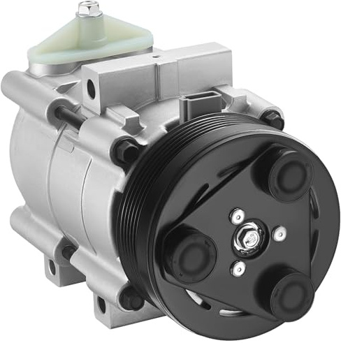 BDFHYK 57129 Air Conditioning A/C Compressor Compatible with Ford F-150 F-250 F-350 Super Duty, Compatible with Mercury Cougar, Grand Marquis