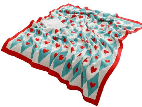ISAKEN Wohndecke Weich Strick Decke Sofa Wolldecke Quaste Kuscheldecke Flauschige 110CMx130CM Sofadecke Couchdecke überwurf Decke für Baby Couch Bett Sofa Stuhl Auto Büro