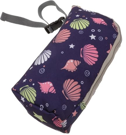 CIMAXIC Étui pour Bouteille De Lait Portable pour Bébé Protection Chaude Sangle Ajustable Couleur Violet pour Sorties Hivernales Paquet Multifonctionnel pour Biberons Et Boissons