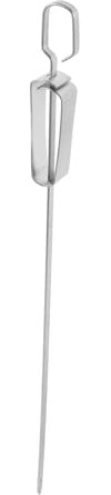 NULYLU Pique Barbecue Inox Support pour Brochettes Plates Accessoires de Barbecue Suspension pour Grillades Brochettes Acier Inoxydable