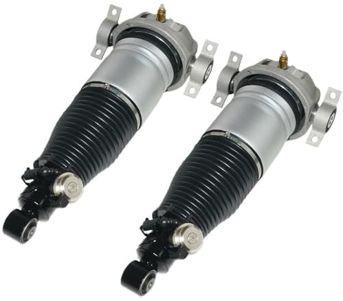 Kalmaegee 2x Rear L&R Air Suspension Shock Struts Compatible with Audi Q7 Porsche Cayenne VW Touareg 7L8616001, 7L8616002, 7L6616503B, 7L8616503B