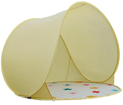 Tenda portatile a lancio rapido, protezione solare per esterni, impermeabile, senza costruzione, tenda da campeggio ad apertura rapida con borsa portaoggetti, adatta per spiaggia, campeggio, ciclismo
