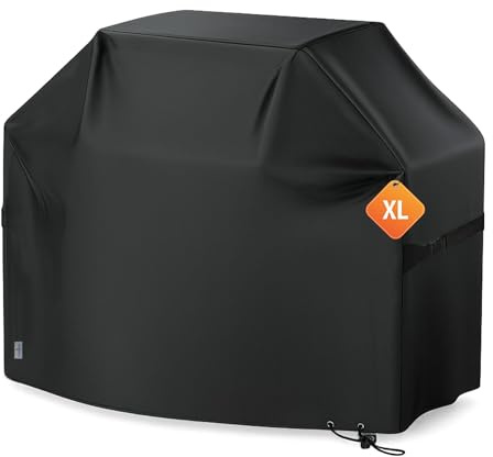 BBQ Abdeckhaube Premium Schutzhaube für Gasgrill schwarz XL 140 x 65 x 120 cm