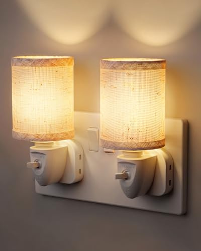 Lamptobe Luces Nocturnas que se Enchufan a la Pared Pack de 2