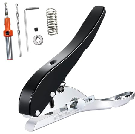 Pinze per punzonatura manuale con bordi da 8 mm/10 mm, strumento di punzonatura per fogli di carta in PVC per fori per mascheratura di fori in metallo
