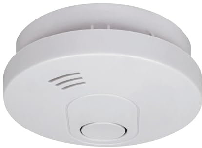 ELRO FS1510 Rilevatore di Fumo | Batteria da 10 Anni | Kit di Montaggio Magnetico | Conforme allo Standard Europeo EN14604 | Bianco | 1 Pezzo