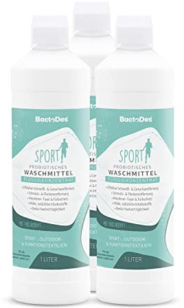 BactoDes® Sportwaschmittel Flüssigkonzentrat 3 x 1 Liter Flasche