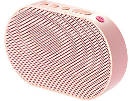 Haut-Parleur Bluetooth Smart, Caisson De Basses WI-FI Sans Fil, Haut-Parleur Surround Stéréo 3D Avec Haut-Parleur De Lecture Multi-Romm, Prise En Charge : Commande Vocale, Appels Mains Libres,Rose